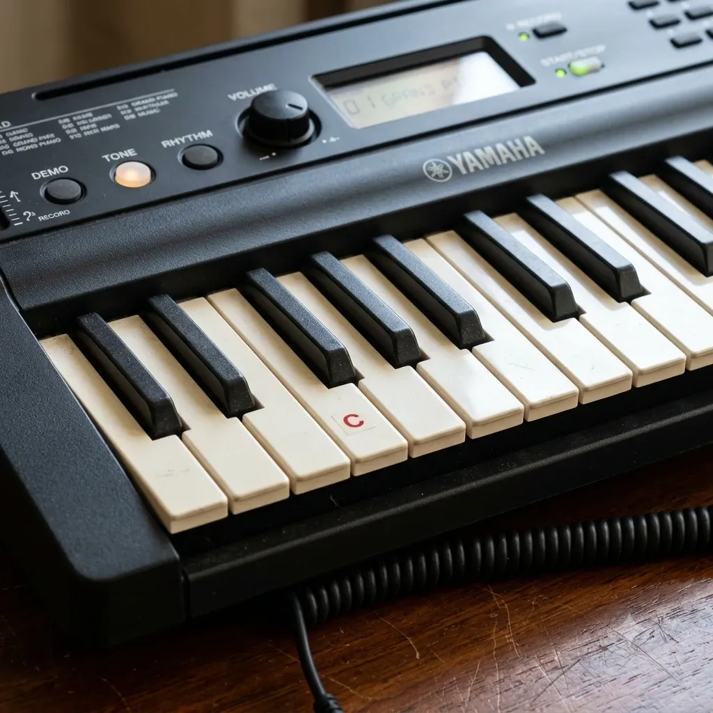 A keyboard lesson up close